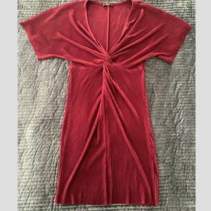 Shein Burgundy Tunic Size M